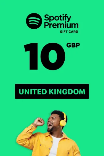 Spotify 10 GBP Gift Card (United Kingdom) - Digital Key