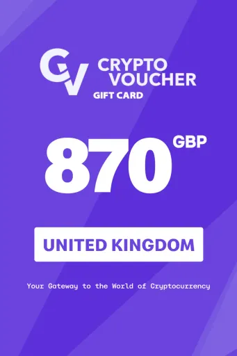 Crypto Voucher (BTC) 870 GBP Gift Card (United Kingdom) - Digital Key