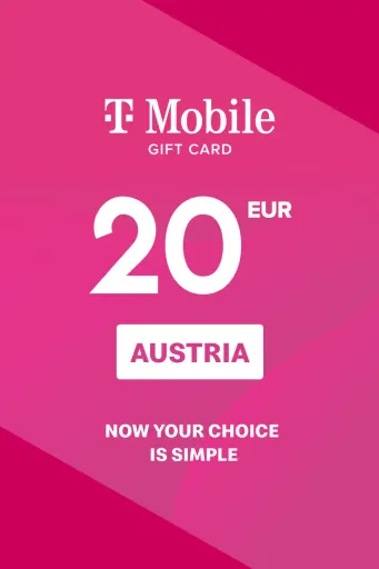 T-Mobile 20 EUR Gift Card (Austria) - Digital Key