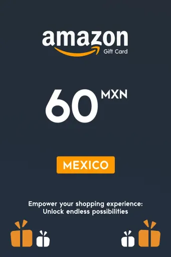 Amazon 60 MXN Gift Card (Mexico) - Digital Key