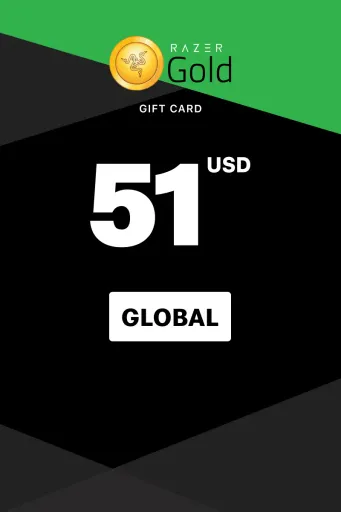 Razer Gold 51 USD Gift Card (Global) - Digital Key