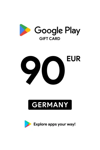 Google Play 90 EUR Gift Card (Germany) - Digital Key