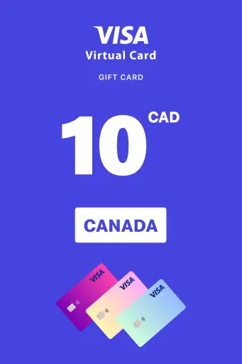 Virtual Visa 10 CAD Gift Card (Canada) - Digital Key
