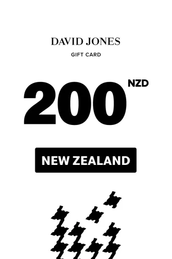 David Jones 200 NZD Gift Card (New Zealand) - Digital Key