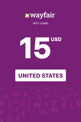 Wayfair 15 USD Gift Card (United States) - Digital Key