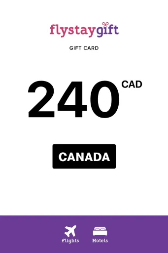 Flystay Gift 240 CAD Gift Card (Canada) - Digital Key