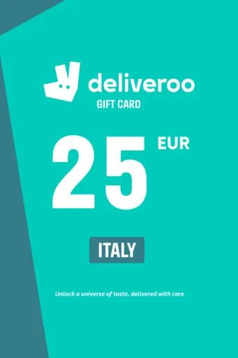 Deliveroo 25 EUR Gift Card (Italy) - Digital Key