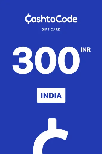 Product Image - CashtoCode 300 INR Gift Card (India) - Digital Key