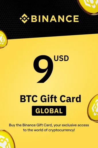 Binance (BTC) 9 USD Gift Card (Global) - Digital Key