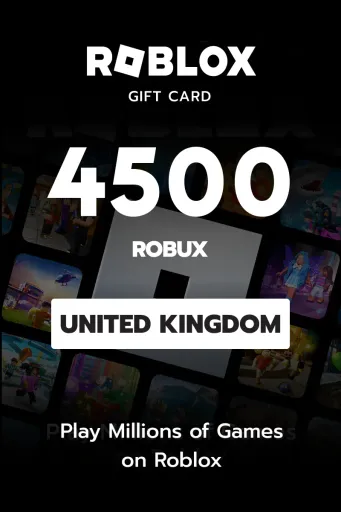 Roblox 4500 Robux (United Kingdom) - Digital Key