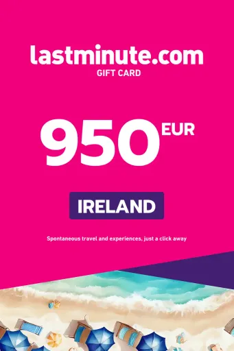 lastminute.com 950 EUR Gift Card (Ireland) - Digital Key
