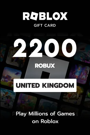 Roblox 2200 Robux (United Kingdom) - Digital Key