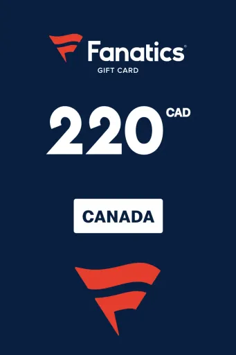 Fanatics 220 CAD Gift Card (Canada) - Digital Key