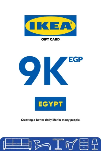 IKEA 9000 EGP Gift Card (Egypt) - Digital Key