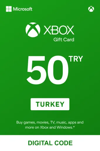 Xbox 50 TRY Gift Card (Turkey) - Digital Key