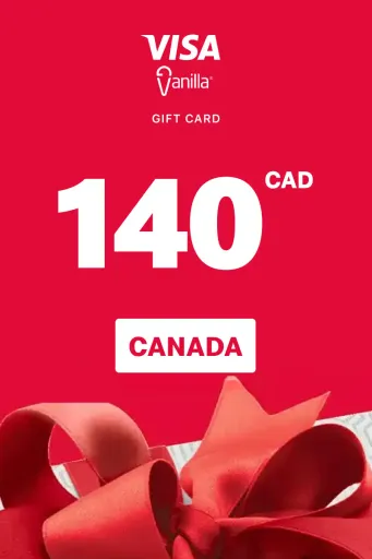 Vanilla Visa 140 CAD Gift Card (Canada) - Digital Key