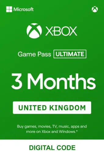 Xbox Game Pass Ultimate 3 Months (United Kingdom) - Xbox Live - Digital Key