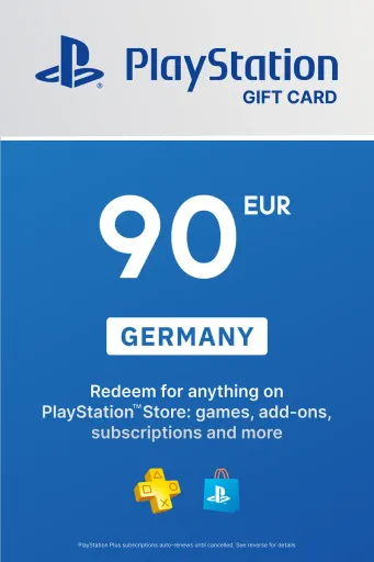 PlayStation Store 90 EUR Gift Card (Germany) - Digital Key