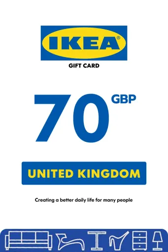 IKEA 70 GBP Gift Card (United Kingdom) - Digital Key
