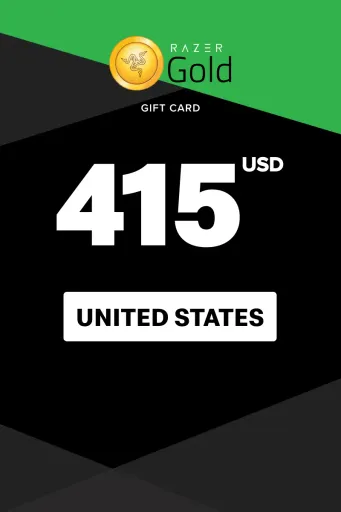 Razer Gold 415 USD Gift Card (United States) - Digital Key