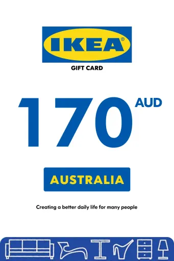 IKEA 170 AUD Gift Card (Australia) - Digital Key