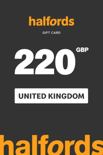 Halfords 220 GBP Gift Card (United Kingdom) - Digital Key