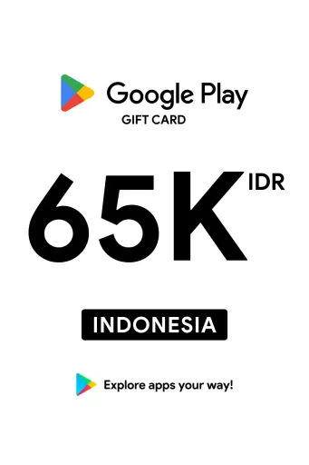 Google Play 65000 IDR Gift Card (Indonesia) - Digital Key
