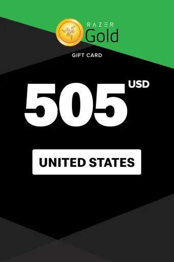 Razer Gold 505 USD Gift Card (United States) - Digital Key