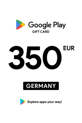 Google Play 350 EUR Gift Card (Germany) - Digital Key