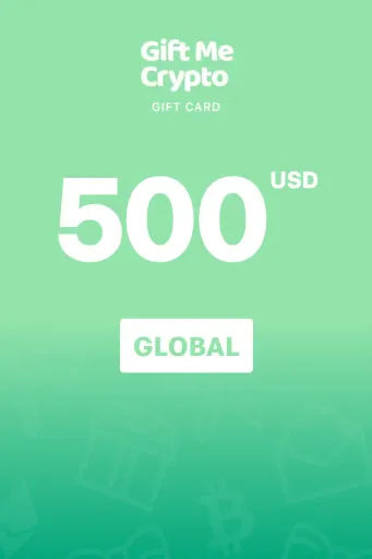 Gift Me Crypto (BTC) 500 USD Gift Card (Global) - Digital Key
