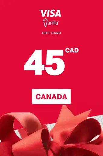 Vanilla Visa 45 CAD Gift Card (Canada) - Digital Key
