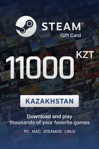 Steam Wallet 11000 KZT Gift Card (Kazakhstan) - Digital Key