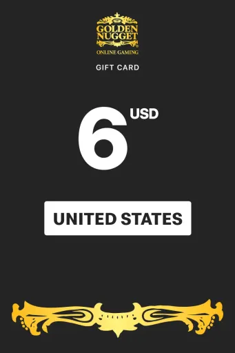 Golden Nugget Casino 6 USD Gift Card (United States) - Digital Key