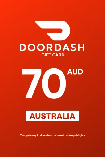 DoorDash 70 AUD Gift Card (Australia) - Digital Key