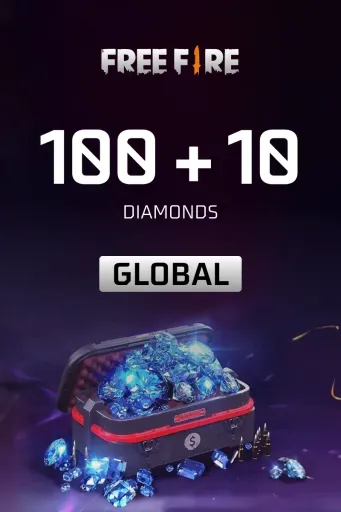 Product Image - Garena Free Fire - 100 + 10 Diamonds (Global) - Digital Key