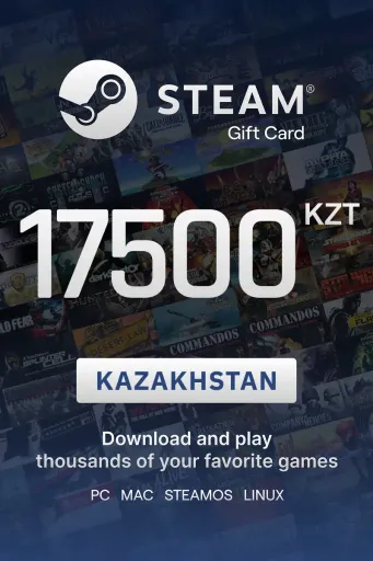 Steam Wallet 17500 KZT Gift Card (Kazakhstan) - Digital Key