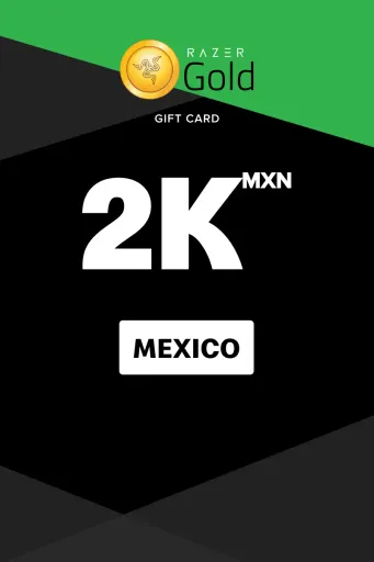 Razer Gold 2000 MXN Gift Card (Mexico) - Digital Key