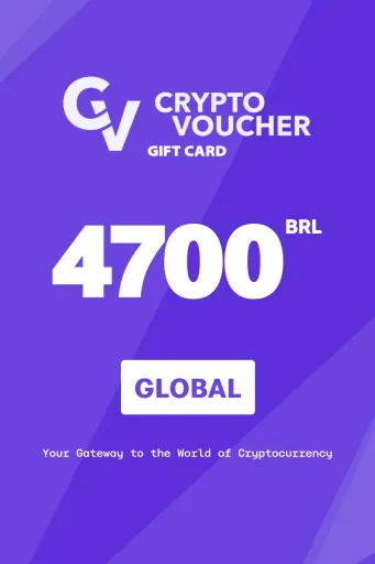 Crypto Voucher 4700 BRL Gift Card (Global) - Digital Key