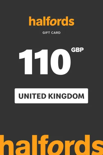 Halfords 110 GBP Gift Card (United Kingdom) - Digital Key