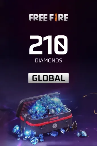 Garena Free Fire - 210 Diamonds (Global) - Digital Key