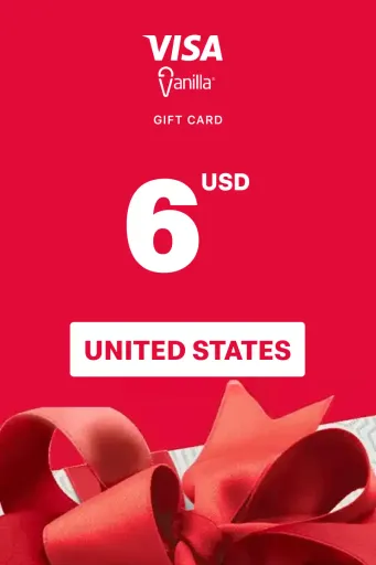 Vanilla Visa 6 USD Gift Card (United States) - Digital Key