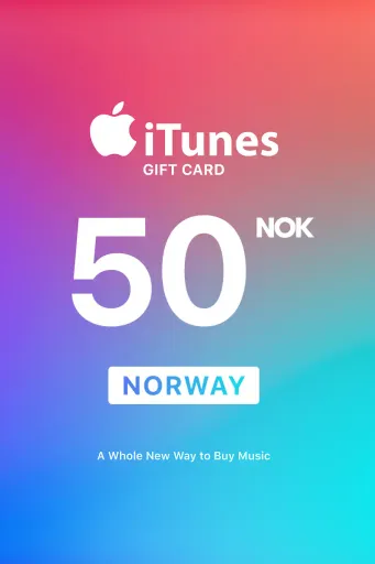 Apple iTunes 50 NOK Gift Card (Norway) - Digital Key