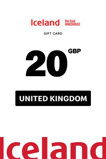 Iceland 20 GBP Gift Card (United Kingdom) - Digital Key