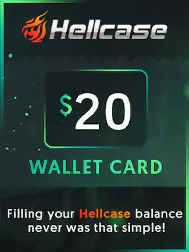 Wallet Card by HELLCASE.COM 20 USD Gift Card (Global) - Digital Key