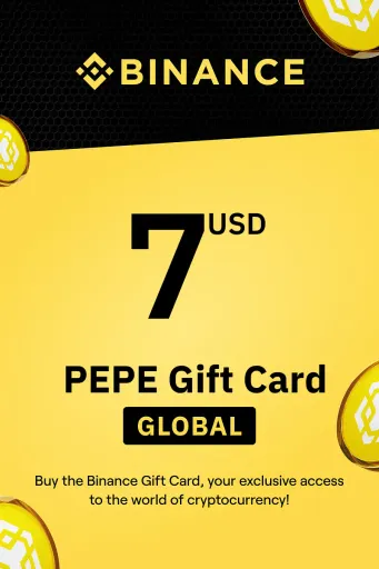 Binance (PEPE) 7 USD Gift Card (Global) - Digital Key