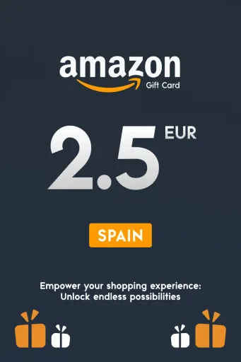 Amazon 2.5 EUR Gift Card (Spain) - Digital Key