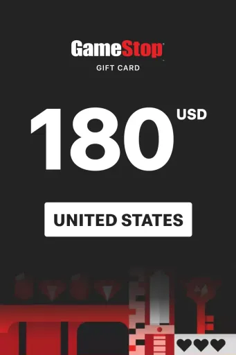 GameStop 180 USD Gift Card (United States) - Digital Key