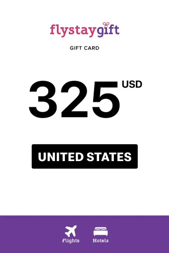 Flystay Gift 325 USD Gift Card (United States) - Digital Key