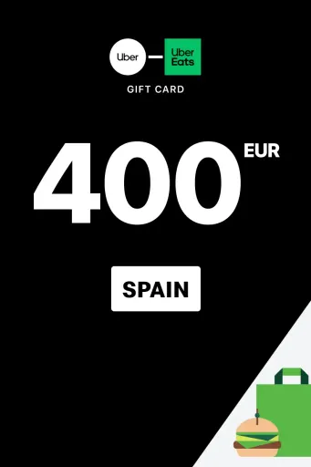 Uber & Uber Eats 400 EUR Gift Card (Spain) - Digital Key