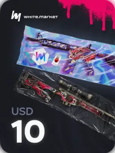 WhiteMarket 10 USD Gift Card (Global) - Digital Key